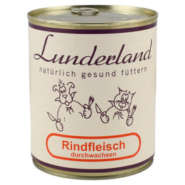 Produktbild von Lunderland Reinfleisch-Dose Rindfleisch durchwachsen - 6 x 800 g