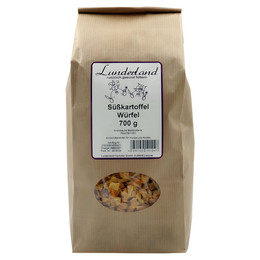 Produktbild von Lunderland Süßkartoffel-Würfel für Hunde - 700 g