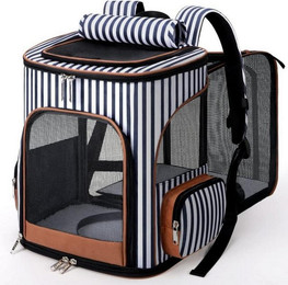 Produktbild von LuxusKollektion Erweiterbarer Katzen- und Hunderucksack bis 10 kg