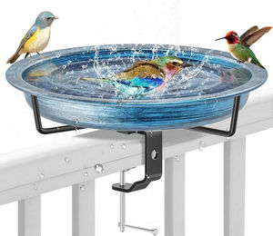 Produktbild von LuxusKollektion hängende Vogeltränke mit Deck für Balkon und Garten