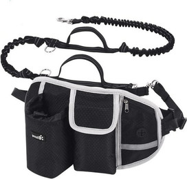 Produktbild von LuxusKollektion Hunde-Halsband Joggingleine mit Bauchgurt für große und mittelgroße Hunde