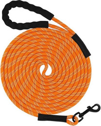 Produktbild von LuxusKollektion Hunde-Halsband Schleppleine 10m Reflektierendes Seil mit Gepolstertem Griff - 10 m