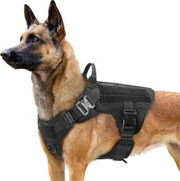 Produktbild von LuxusKollektion Hundegeschirr für große Hunde mit MOLLE-System und No Pull Funktion