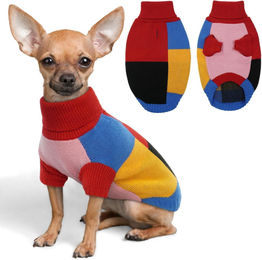 Produktbild von LuxusKollektion Hundepullover Vintage für kleine Hunde mit Geschirrloch