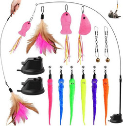 Produktbild von LuxusKollektion Katzen-Halsband Katzenspielzeug Set 13 Stück