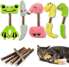 Produktbild von LuxusKollektion Katzen-Halsband Katzenspielzeug Set