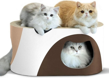 Produktbild von LuxusKollektion Katzen-Halsband Kratzpappe Ovale Kratzmatte
