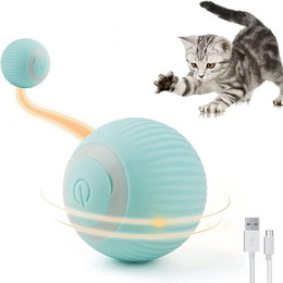Produktbild von LuxusKollektion Katzen-Halsband LED Katzenspielzeug Ball USB aufladbar