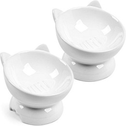 Produktbild von LuxusKollektion Keramik Katzenfressnäpfe Doppelset