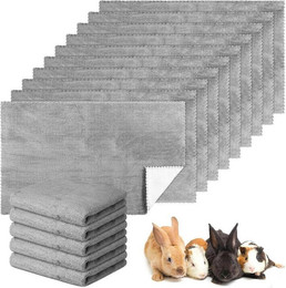 Produktbild von LuxusKollektion Kleintierkäfig Decke Waschbar Wasserdicht Pipi Unterlage Haustier 35 x 22 Zoll grau