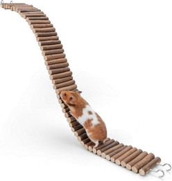 Produktbild von LuxusKollektion Kleintierkäfig Hamster Hängebrücke Spielzeug Kletterleiter