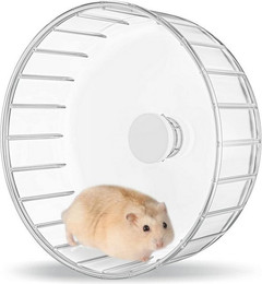 Produktbild von LuxusKollektion Kleintierkäfig Hamsterrad 15cm Laufrad für Hamster Transparent leise