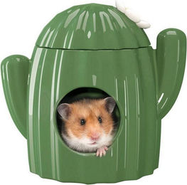 Produktbild von LuxusKollektion Kleintierkäfig Keramikhaus für Hamster Kaktus Tunnel