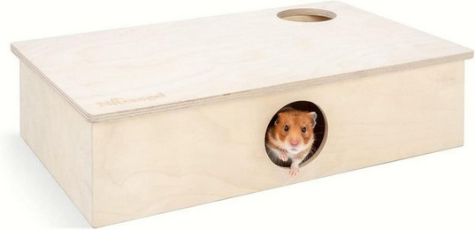 Produktbild von LuxusKollektion Kleintierkäfig Mehrzimmer-Versteck Hamsterhaus Labyrinth Holz