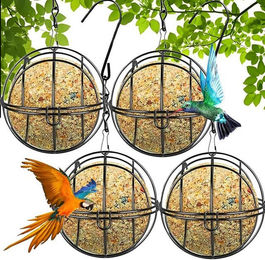 Produktbild von LuxusKollektion Meisenknödelhalter 4er Set Vogelfutterspender