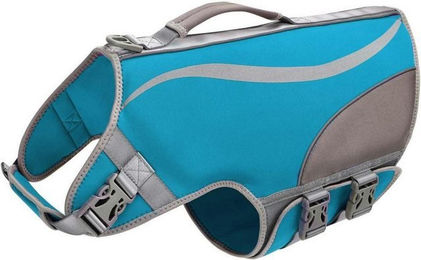 Produktbild von LuxusKollektion Neopren Schwimmweste für Hunde mit Klettverschluss Blau