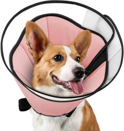 Produktbild von LuxusKollektion Schutzkragen Halskrause Hund Leckschutz Pink XL