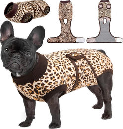 Produktbild von LuxusKollektion Schutzkragen Hundebody OP Kastration XS Braun