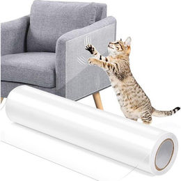 LuxusKollektion Schutzkragen Kratzschutzfolie Katzen Selbstklebend Transparent – Bild 1 von 5