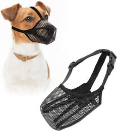 Produktbild von LuxusKollektion Schutzkragen Maulkorb Hunde Mesh Verstellbar XS-L