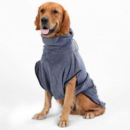 Produktbild von LuxusKollektion Schutzkragen Mikrofaser Hunde Bademantel Handtuch