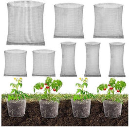 LuxusKollektion Schutznetz 8 Stk. Wurzelschutz Edelstahl Pflanzen Wühlmausschutz 4 Größen – Bild 1 von 5