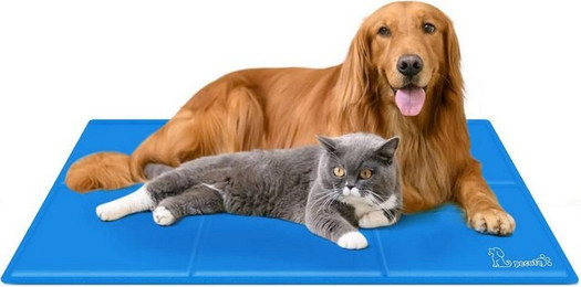 Produktbild von LuxusKollektion Selbstkühlende Hundematte 120x75 cm blau XL