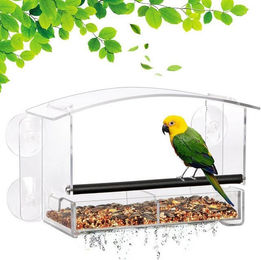 Produktbild von LuxusKollektion Vogelhaus Fenster Vogelfutterstation Acryl mit Saugnäpfen