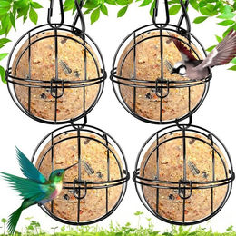 Produktbild von LuxusKollektion Vogelhaus Meisenknödelhalter 4 Stück Vogelfutterspender