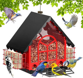 Produktbild von LuxusKollektion Vogelhaus Metall zum Aufhängen mit großer Kapazität