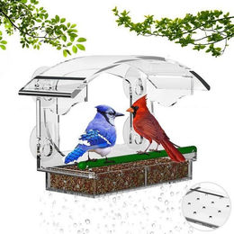 Produktbild von LuxusKollektion Vogelhaus mit Saugnäpfen transparent