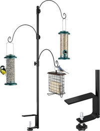 Produktbild von LuxusKollektion Vogelhaus Vogelfutterspender Deckhaken Metall 65cm