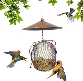 Produktbild von LuxusKollektion Vogelhaus Vogelfutterspender Metall Zum Aufhängen