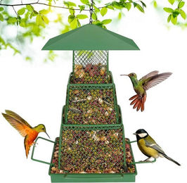 Produktbild von LuxusKollektion Vogelhaus Vogelfutterspender mit Kegelblume