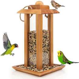 Produktbild von LuxusKollektion Vogelhaus Vogelfutterspender Wetterfest Holz