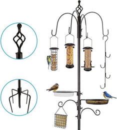 Produktbild von LuxusKollektion Vogelhaus Vogelfütterungsstation Kit mit Multi Feeder und Vogelbad