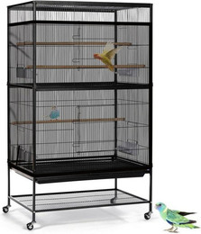 Produktbild von LuxusKollektion Vogelkäfig Vogelkäfigabdeckung Maschennetz Schwarz 118*31.5in 300*80cm