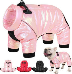 Produktbild von LuxusKollektion Wasserdichter Winter-Hundemantel für kleine und mittelgroße Hunde