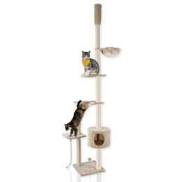 Produktbild von Lycce Katzenbaum Tower Kratzbaum deckenhoch Sisal Plüsch