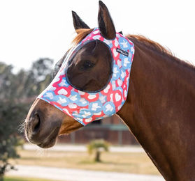 Produktbild von Lycra Fliegenhaube für Pferde mit Ohrenbedeckung Pro-Tech