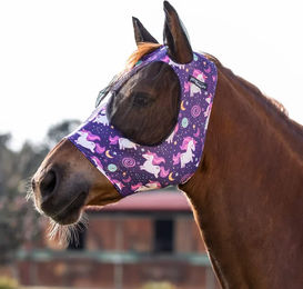 Produktbild von Lycra Fliegenhaube für Pferde mit Ohrenbedeckung Pro-Tech