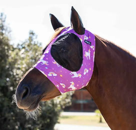 Produktbild von Lycra Fliegenhaube für Pferde mit Ohrenbedeckung Pro-Tech