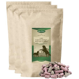 Produktbild von Lyra Horse Karotte-Himbeer-Kräuter Leckerli - 15 kg
