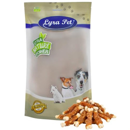 Produktbild von Lyra Pet Calciumknochen mit Hühnerbruststreifen - 1 kg