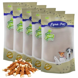 Produktbild von Lyra Pet Calciumknochen mit Hühnerbruststreifen - 5 kg