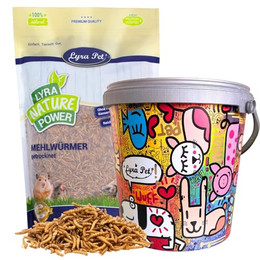 Produktbild von Lyra Pet® getrocknete Mehlwürmer - 10 l