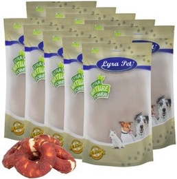 Produktbild von Lyra Pet Kauringe mit Entenbruststreifen - 10 kg