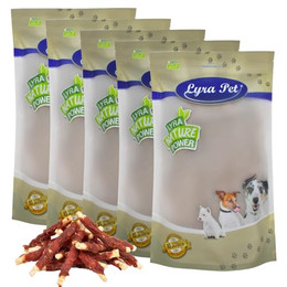 Produktbild von Lyra Pet® Kaurollen mit Entenbruststreifen - 5 kg
