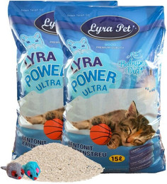 Produktbild von Lyra Pet Lyra Power Ultra Excellent Katzenstreu - 2 x 15 l