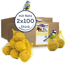 Produktbild von Lyra Pet® Meisenknödel Basic mit Netz - 2 x 100 Stk.